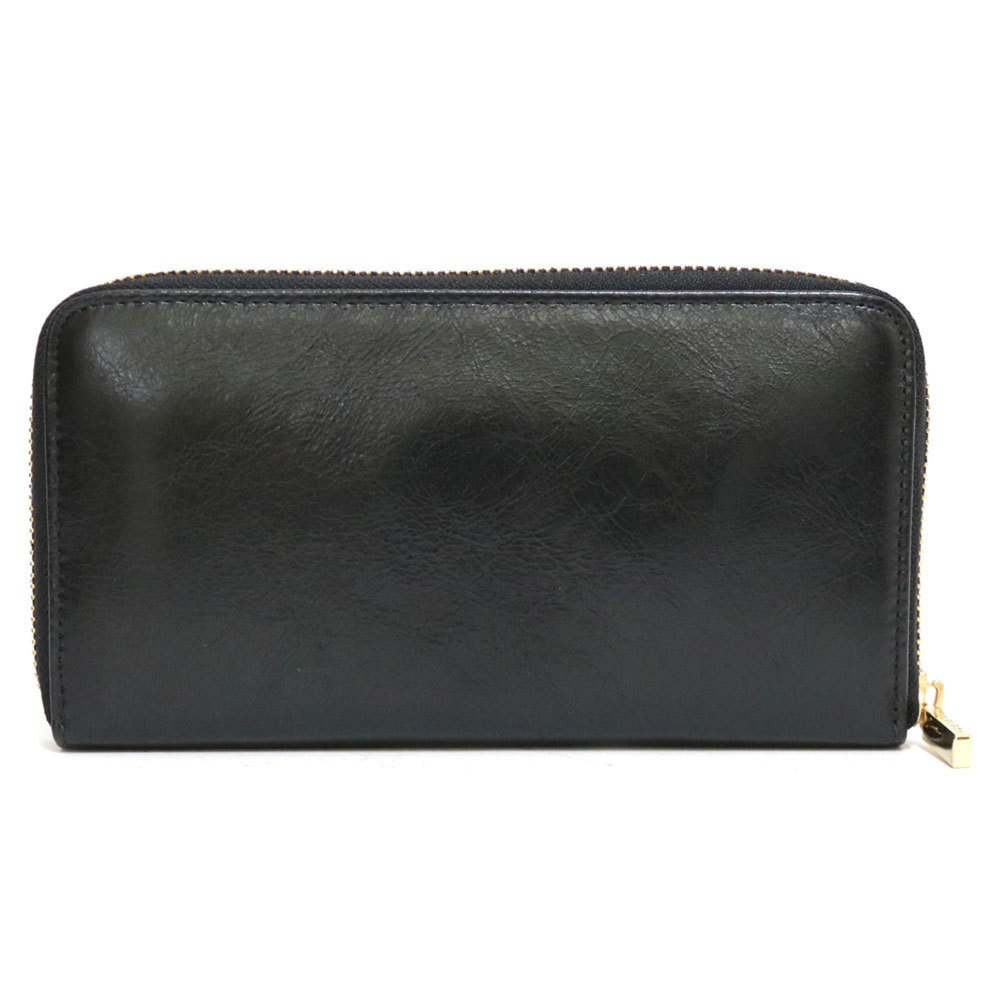TORY BURCH Purse Black Women's Men's Leather - Picture 2 of 6